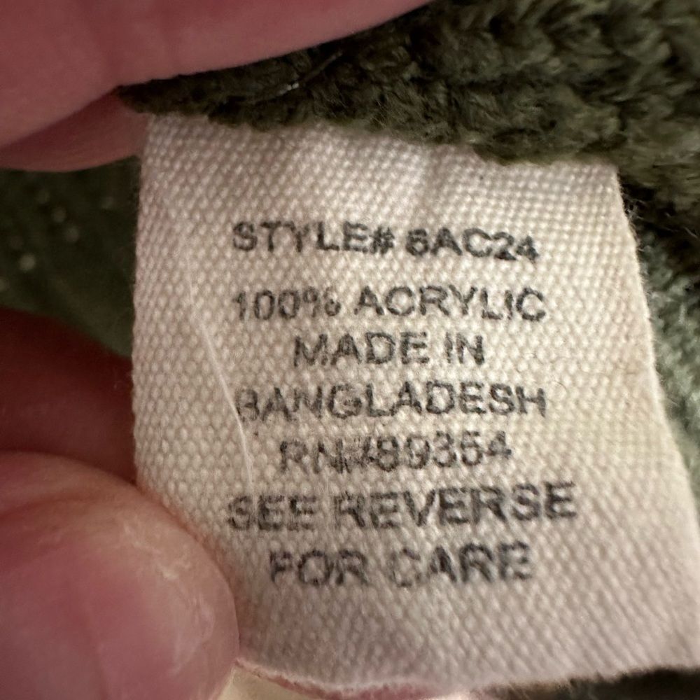 Ultra Flirt green knit sweater cardigan - Picture 4 of 5